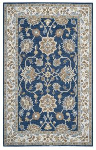 Welcome Rugs-Ashlyn Rug Navy Blue Beige