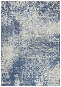 Welcome Rugs -Gosamer Rug Faded Blue Cream