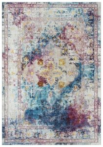 Welcome Rugs-Princeton Rug Faded Blue Pink