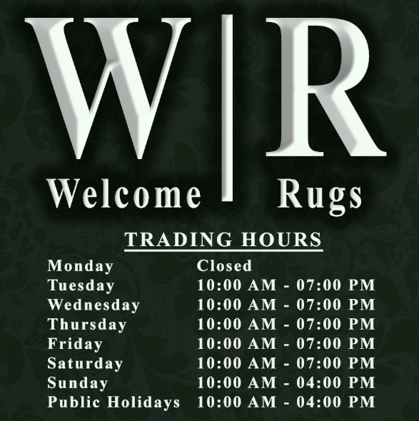 Trading Hours of Welcome Rugs