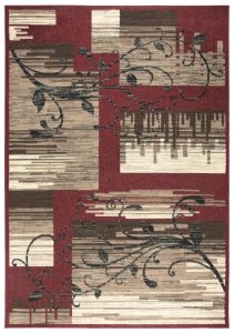Welcome Rugs-Xcite Rug Maroon Brown