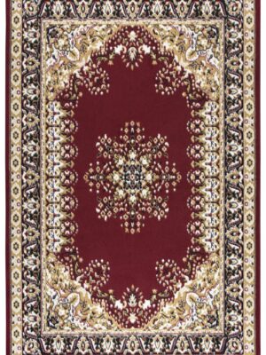 Welcome Rugs-Xcite Rug Oriental Maroon Beige