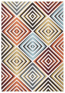 Welcome Rugs-Xpression Rug Multicolored diamond