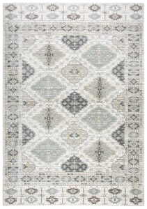 Welcome Rugs-Zenith Rug Grey White